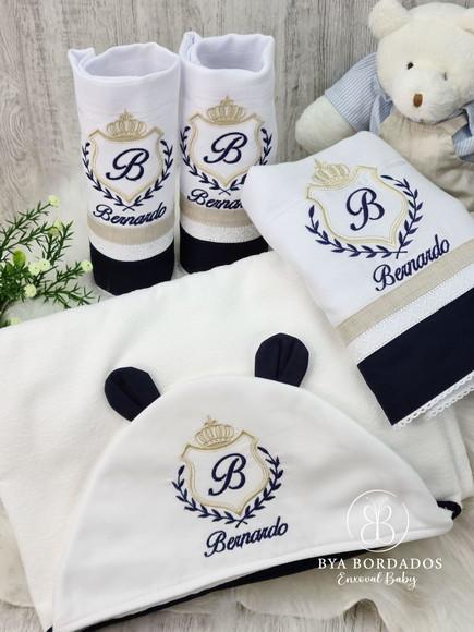 Kit Enxoval Bebê Personalizado Brasão