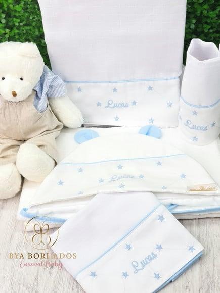 Kit Enxoval Bebê Personalizado Estrelinha