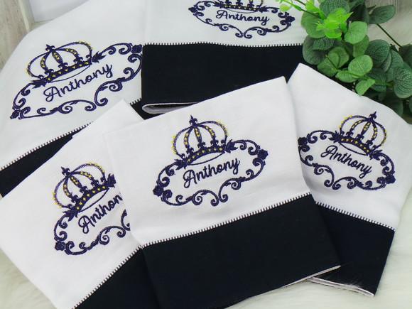 Kit Enxoval Bebê Personalizado Coroa