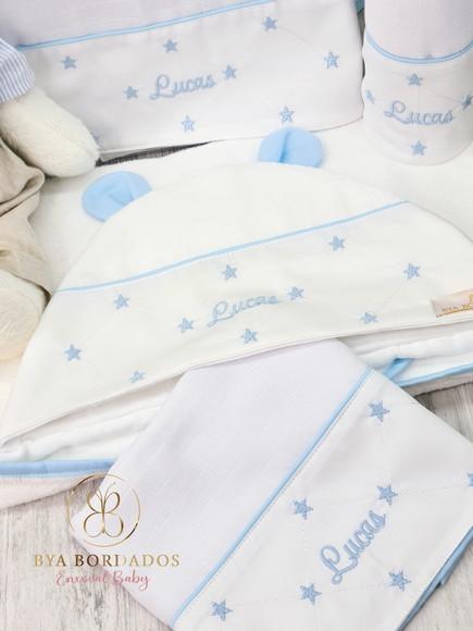 Kit Enxoval Bebê Personalizado Estrelinha