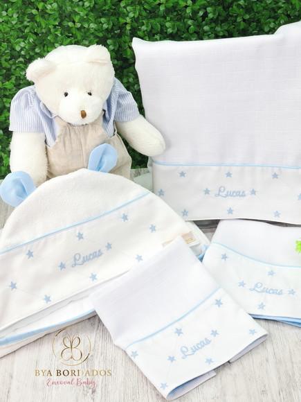 Kit Enxoval Bebê Personalizado Estrelinha