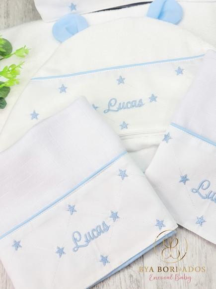Kit Enxoval Bebê Personalizado Estrelinha