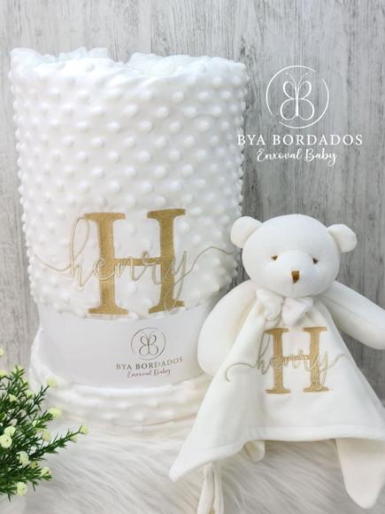 Kit Enxoval Bebê Personalizado Nome Sobreposto