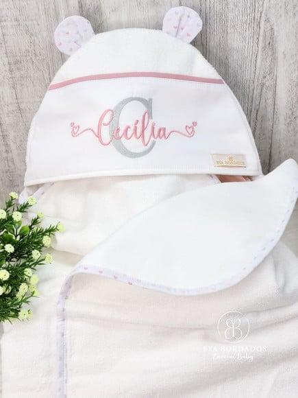 Kit Enxoval Bebê Personalizado Nome Sobreposto
