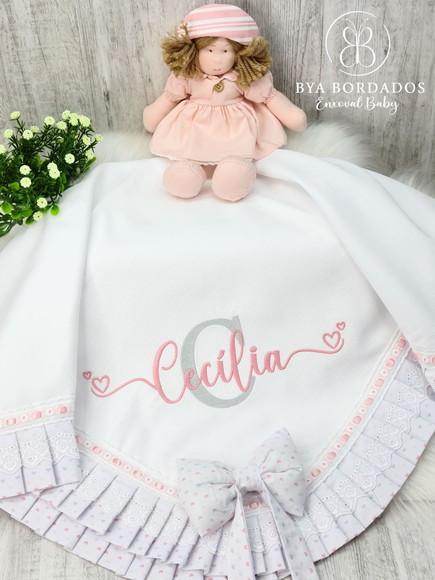 Kit Enxoval Bebê Personalizado Nome Sobreposto