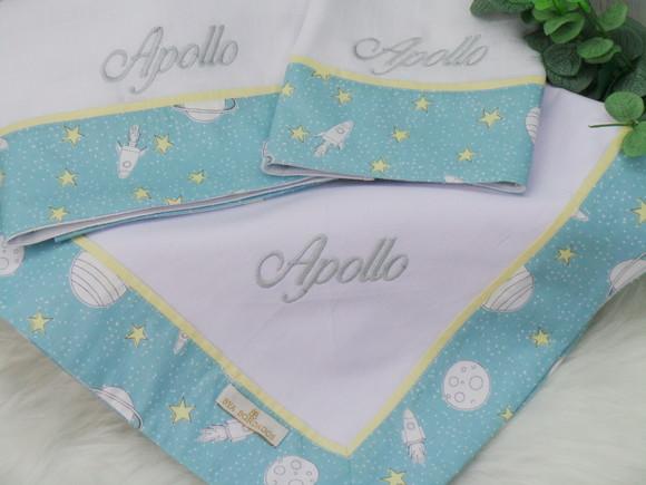 Kit Enxoval Bebê Personalizado Planetinha