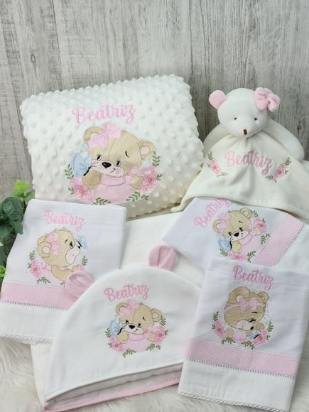 Kit Enxoval Bebê Personalizado Ursinha