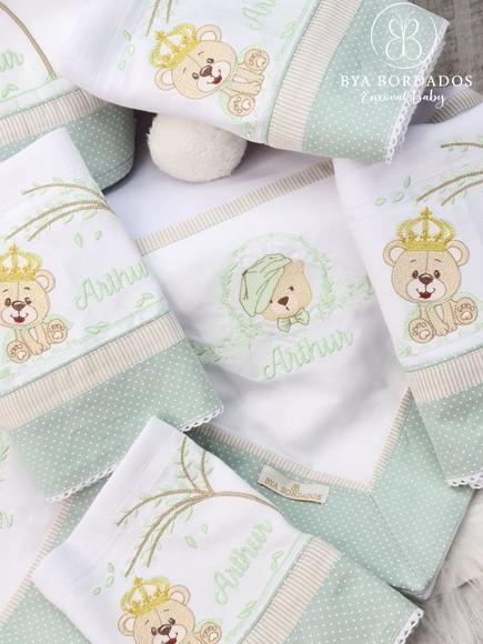 Kit Enxoval Bebê Personalizado Ursinho