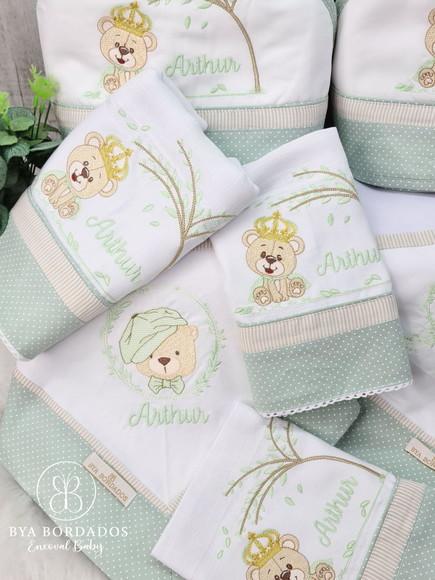 Kit Enxoval Bebê Personalizado Ursinho