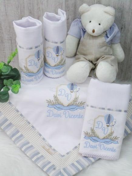 Kit Enxoval Brasão Balão Personalizado