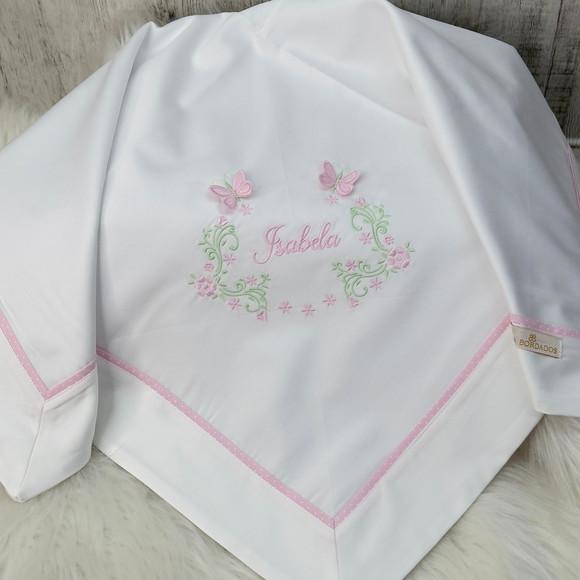 Kit Enxoval Maternidade Personalizado Menina Bordado