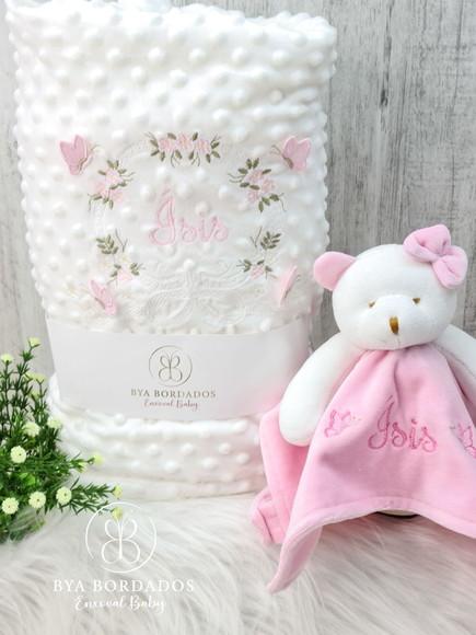 Kit Enxoval Maternidade Personalizado Menina Bordado