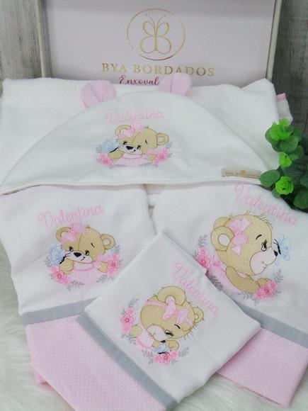 Kit Enxoval Personalizado Ursinha
