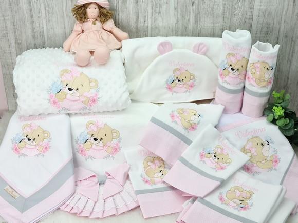 Kit Enxoval Personalizado Ursinha