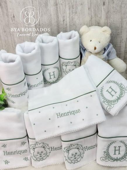 Kit Fralda Boca Bebê Personalizada