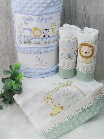 Kit Fralda Boca e Manta Luxo