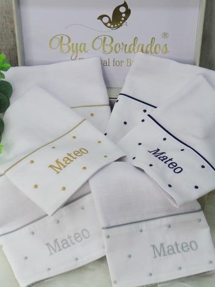 Kit Fralda Ombro e Boca Poá