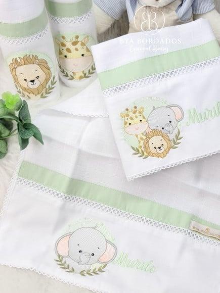 Kit Fralda Passeio Bebê Personalizada