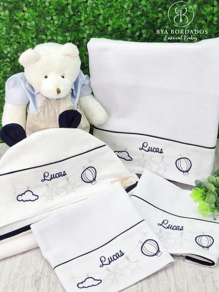 Kit Fraldas com Toalha Varalzinho Brinquedo