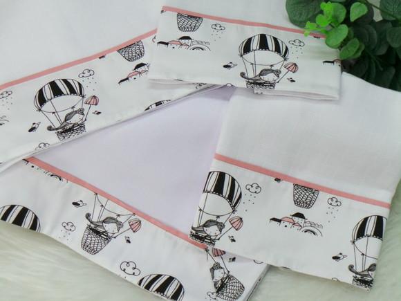 Kit Fraldas e Cueiro Bebê Incluso Nome do Bebê