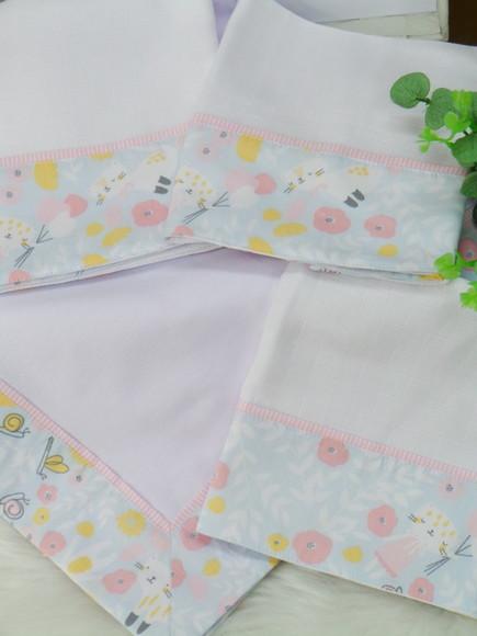 Kit Fraldas e Cueiro Bebê Incluso Nome do Bebê