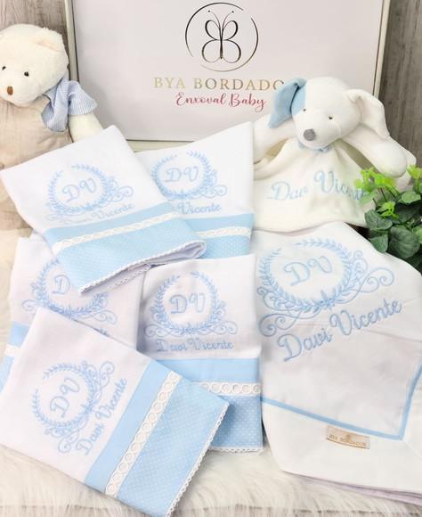 Kit Fraldas E Cueiro Brasão Personalizado