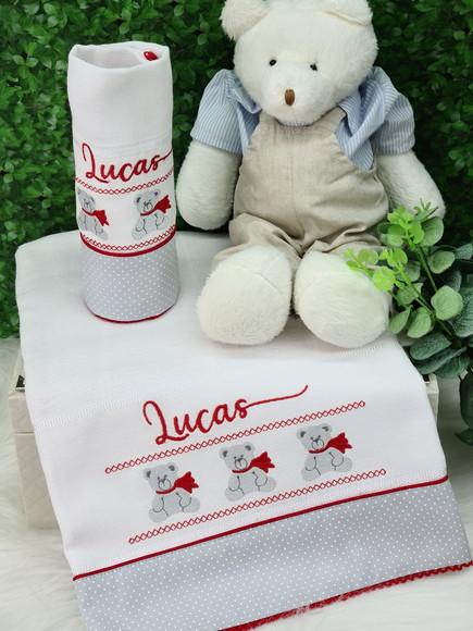 Kit Fraldas Ursinho Personalizada