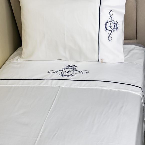 Kit Lençol Maternidade Mamãe Cama Solteiro