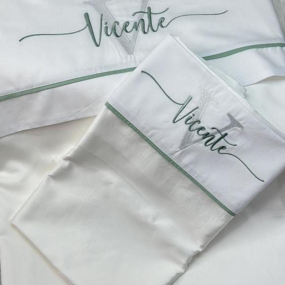 Kit Lençol Maternidade Mamãe Cama Solteiro