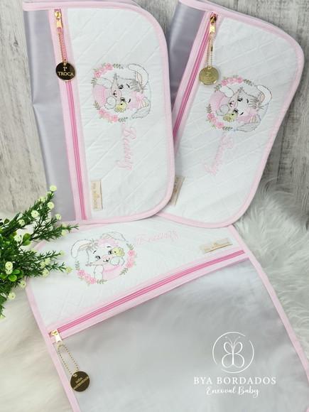 Kit Saquinho Maternidade Personalizado Coelhinha