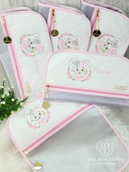 Kit Saquinho Maternidade Personalizado Coelhinha