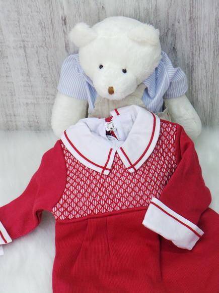 Macacão Bebê com Body Brinde Fralda de Boca Personalizada