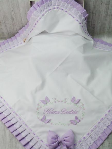 Manta Bebê Em Piquet Personalizada