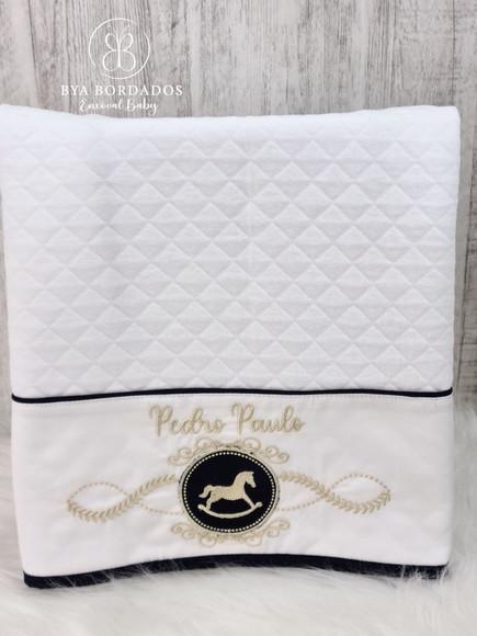 Manta Bebê Malha Matelasse