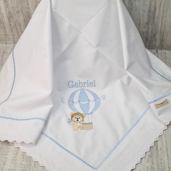 Manta Luxo Bebê Personalizada