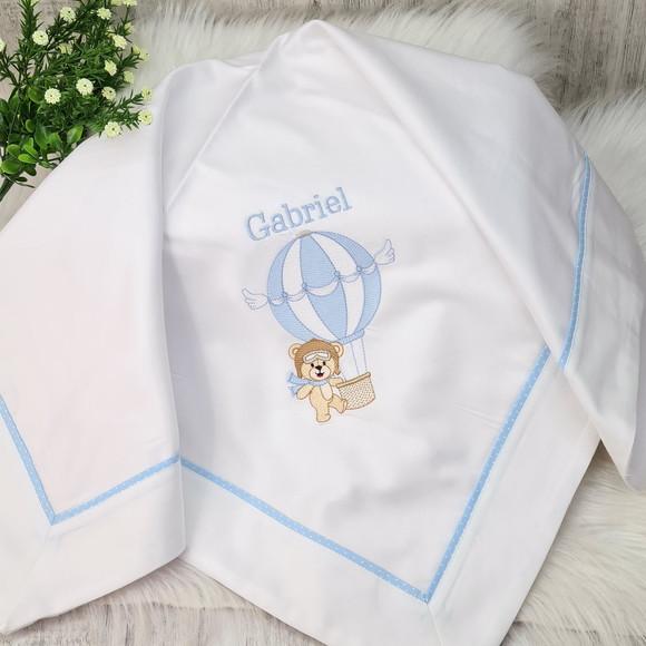 Manta Luxo Bebê Personalizada