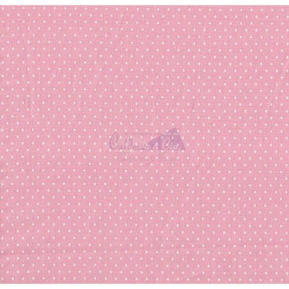 Tecido Caldeira Tricoline Poá Rosa 0,50 cm X1,50m