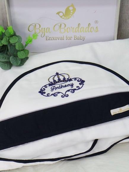 Toalha Capuz Personalizada Coroa