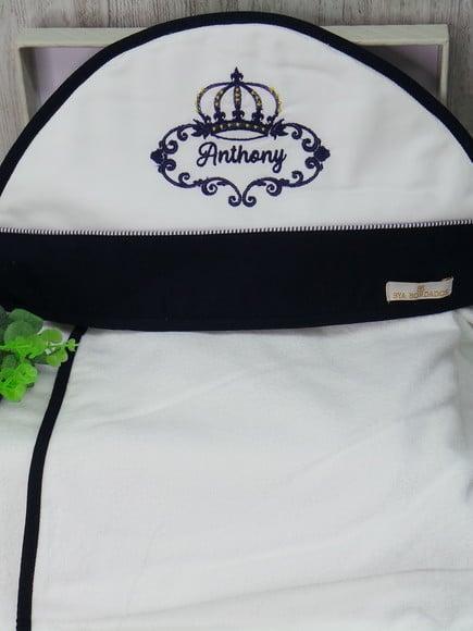 Toalha Capuz Personalizada Coroa