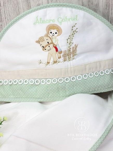Toalha Capuz Personalizada Fazendeiro