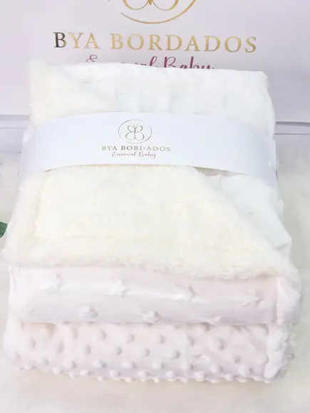 Cobertor Sherpa de Bebê Personalizado