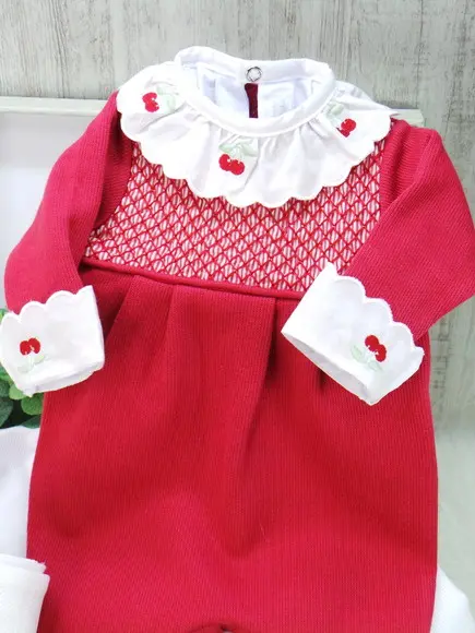 Conjunto Saída Maternidade Cerejinha