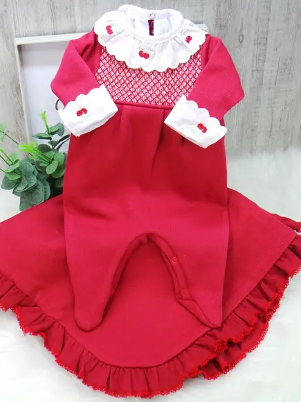 Conjunto Saída Maternidade Cerejinha