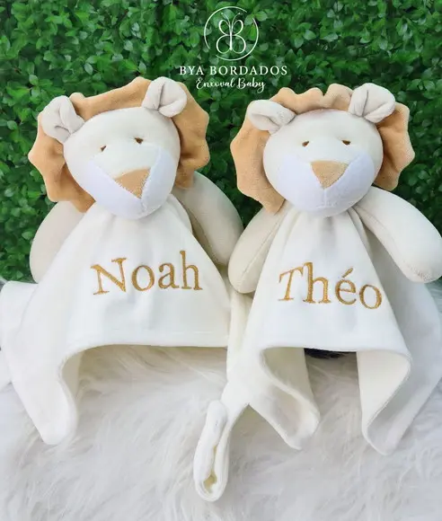Dupla Naninha Leãozinho Personalizada