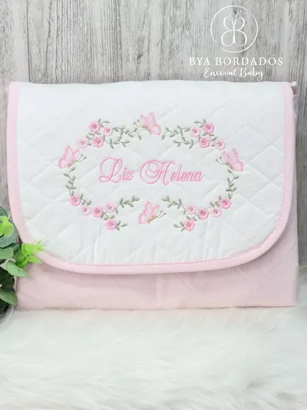 Enxoval Bebê Personalizado Flores e Borboletas