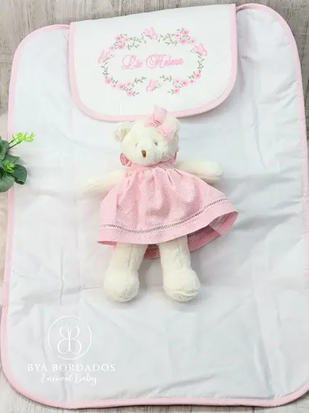 Enxoval Bebê Personalizado Flores e Borboletas