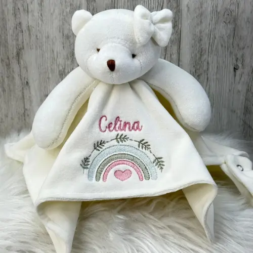 Kit Cobertor Bebê e Naninha Personalizados