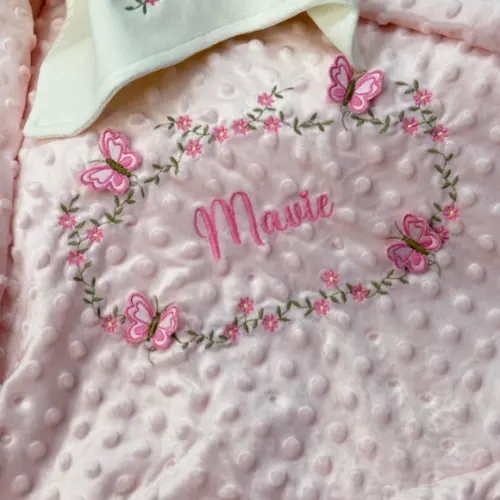 Kit Cobertor Bebê e Naninha Personalizados