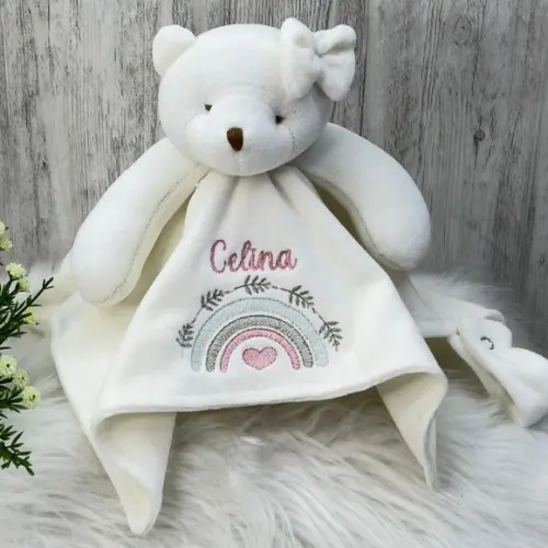 Kit Cobertor Bebê e Naninha Personalizados