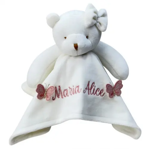 Kit Cobertor Bebê e Naninha Personalizados